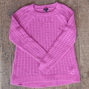 Talbots Pink Knit Summer Sweater